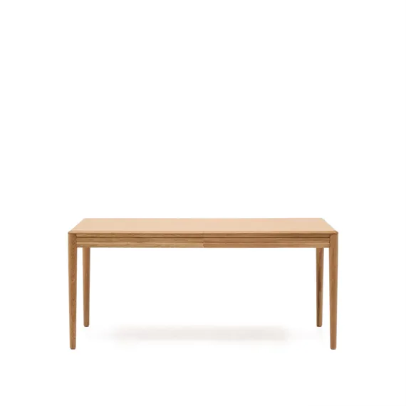 Раздвижной стол Lenon из натурального массива дуба и шпона 160(240)x90