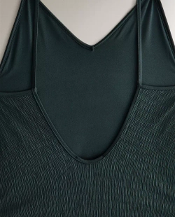 ZARA HOME КУПАЛЬНИК ИЗ РЕЛЬЕФНОЙ ТКАНИ, ЗЕЛЕНЫЙ