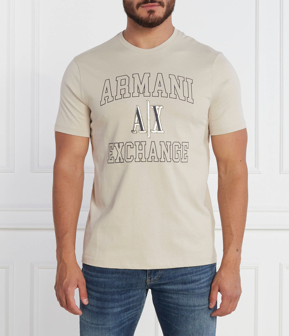 Футболка Armani Exchange - бежевый(6RZTJP ZJDHZ)