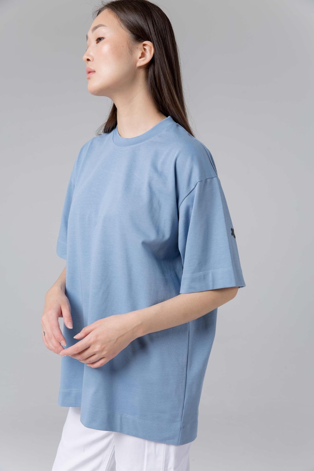 Футболка Toccotwo Женская Серо-Голубая