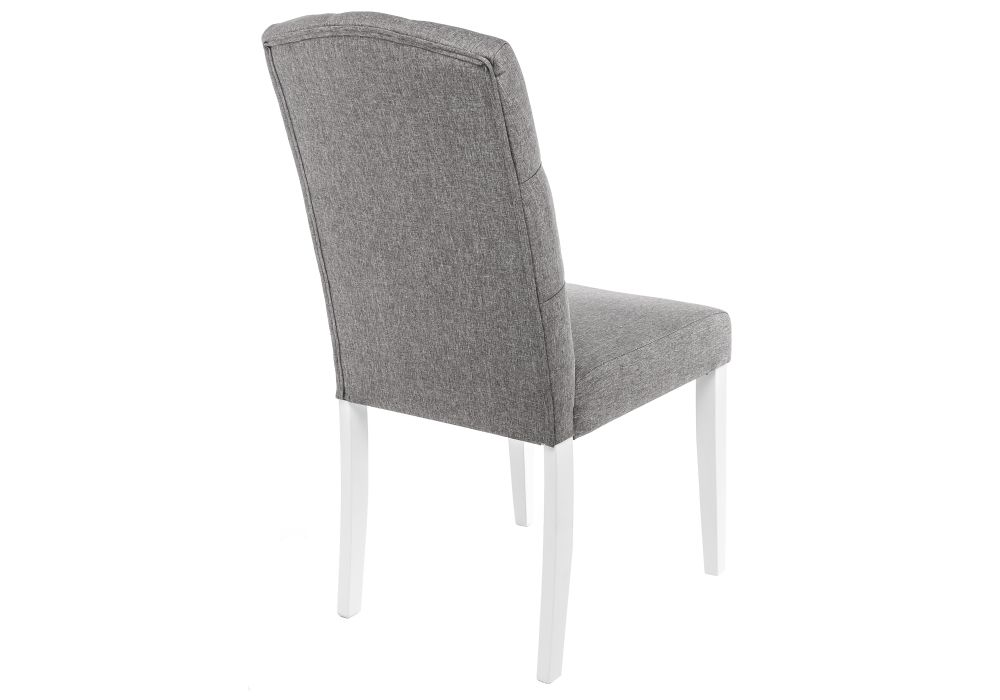 Стул Menson white / fabric pebble