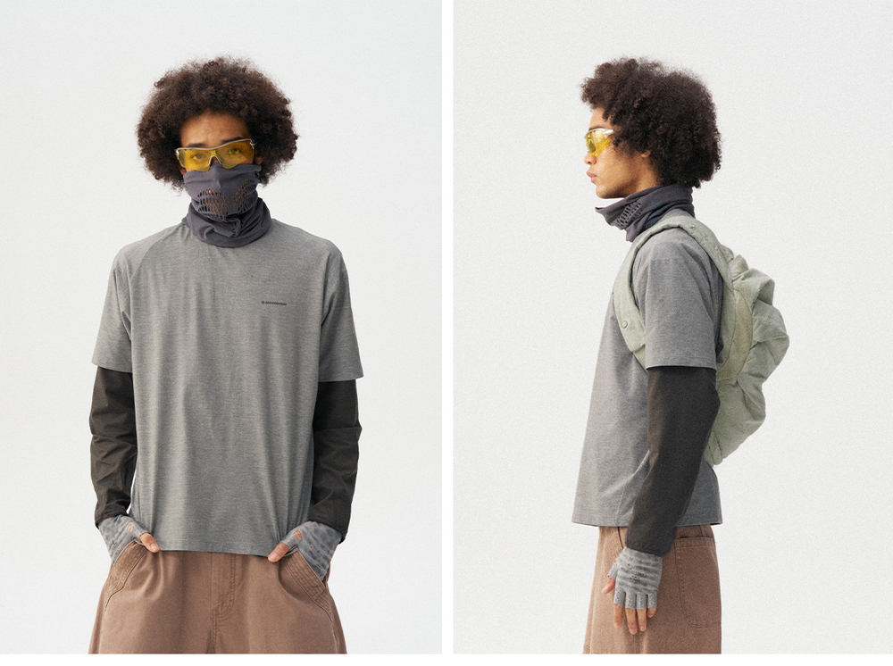 Футболка Nothomme Monterest Regular Logo серый