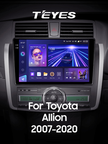 Teyes CC3 2K 9"для Toyota Allion 2007-2020 (прав)