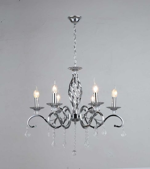 1208/6 CR (1) Люстра (RL)