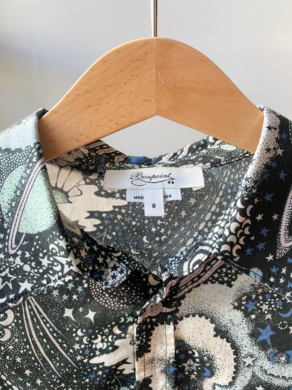 Хлопковая блузка Bonpoint, 128