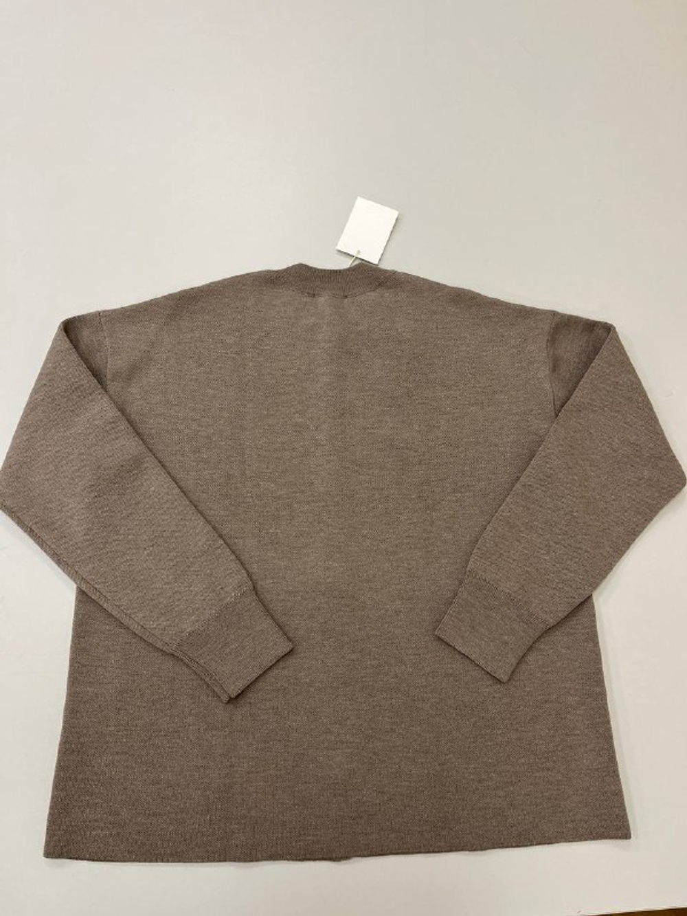 Тестовый образец. Другие параметры. Цвет не из партии. Бомбер Serena из extra fine мериноса 100%. Цвет мокко. №14