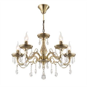 Люстра подвесная 5*Е14 CL404153 бронза Кармен Citilux
