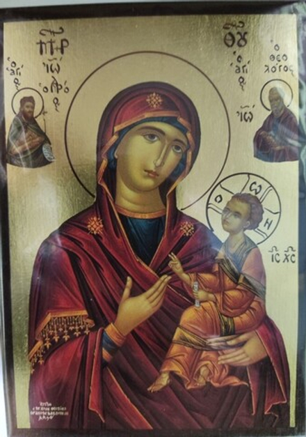 Икона ПБ Смоленская с предстоящими: 140х100 (Греция)