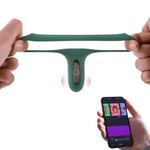 Виброкольцо Magic Motion Rise темно-зелёное