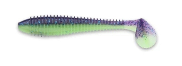 Приманка силиконовая Keitech Swing Impact FAT 7.8" #PAL06 Violet Lime Belly
