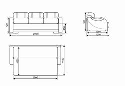 Диван "Визит 8", Новый Век, г.Екатеринбург