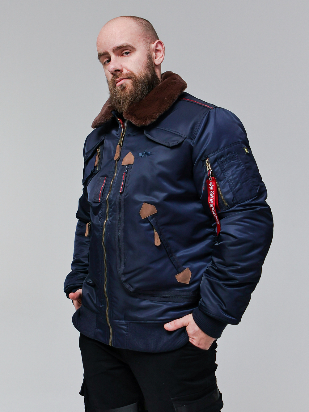 Бомбер утепленный Alpha Industries AL1000