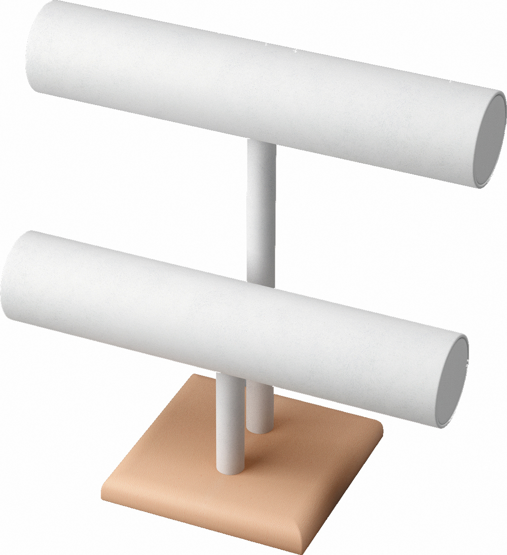 Подставка для браслетов/часов/Т-образная/2 валика d-50 мм./основание/Н-250 мм.