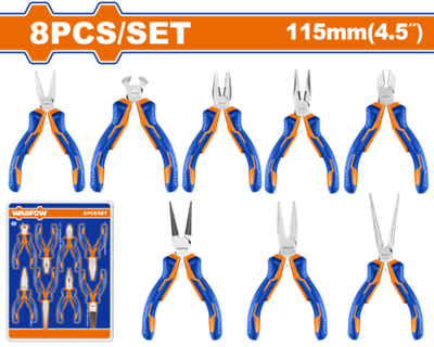 Набор мини-плоскогубцев 8 шт (5/20) WADFOW WPS1618