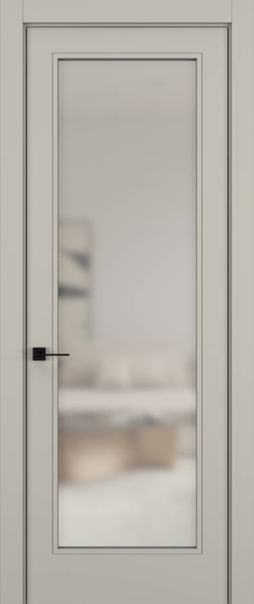 Дверь 01V HARMONY Матовый Серый шелк