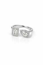 Кольцо ассиметричное "Сияние"