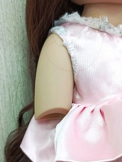 УЦЕНКА1Кукла Реборн виниловая, шарнирная 45см в пакете (FA-442)