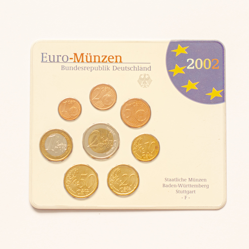 Germany 2002 Year Set (A, D, F, G, J)