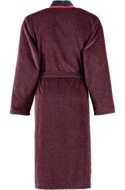 Халат-кимоно Cawo 4839 красно-черный Германия вид сзади