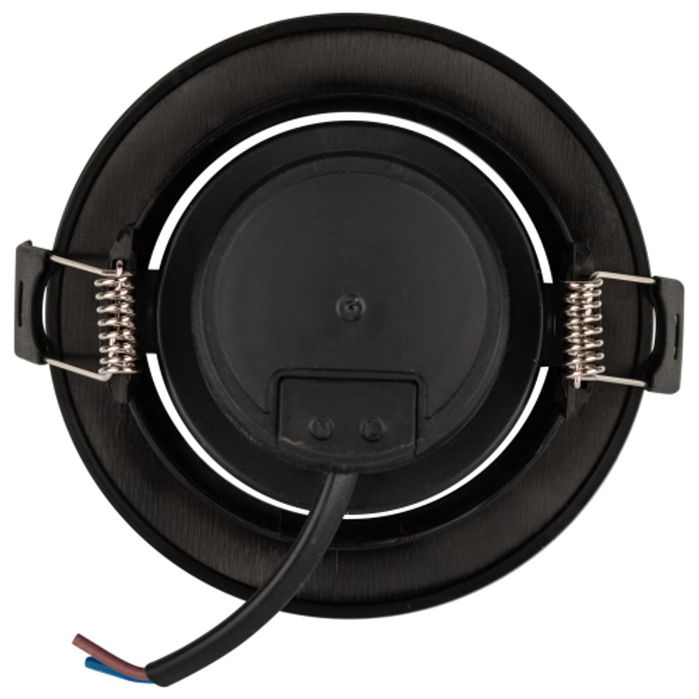 KL LED 22A-5 4K BK Светильник ЭРА Светильник ЭРА светодиодный круглый поворотн. LED SMD 5W 4000K, черный | Встраиваемые LED светильники