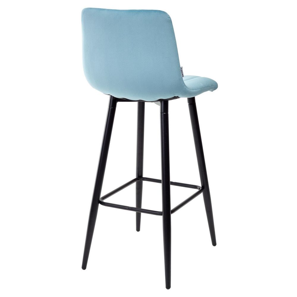 Барные стулья DERRY G108-57 пудровый бирюзовый / велюр, 2 шт.
