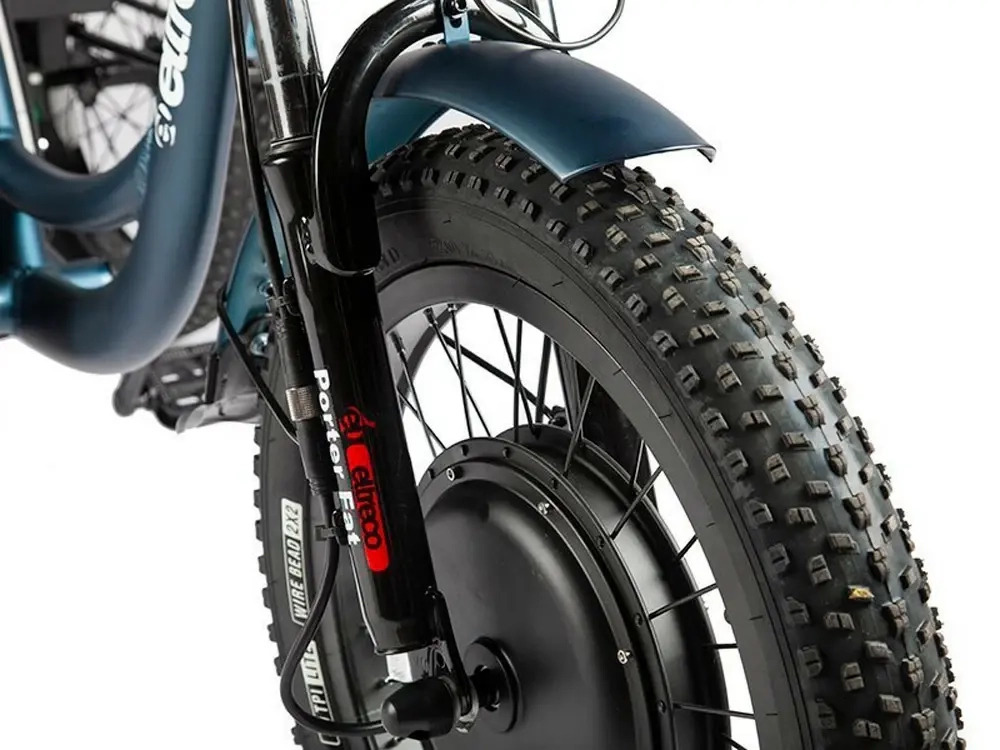Электровелосипед Eltreco Porter Fat 500 UP! (синий)