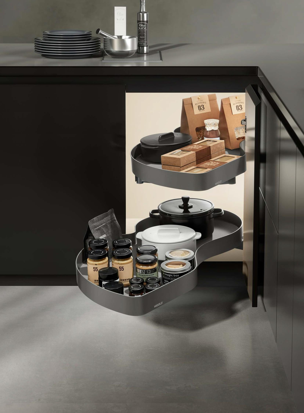 Поворотные полки SHEARER 3.0