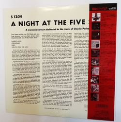 Винтажная виниловая пластинка LP Cecil Payne, Phil Woods, Frank Socolow, Wendell Marshall, Art Taylor, Duke Jordan A Night At The Five Spot (Japan 1991)