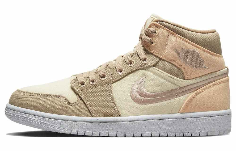 Кроссовки Jordan Air Jordan 1 Se "Canvas Khaki" (Женская размерная сетка)
