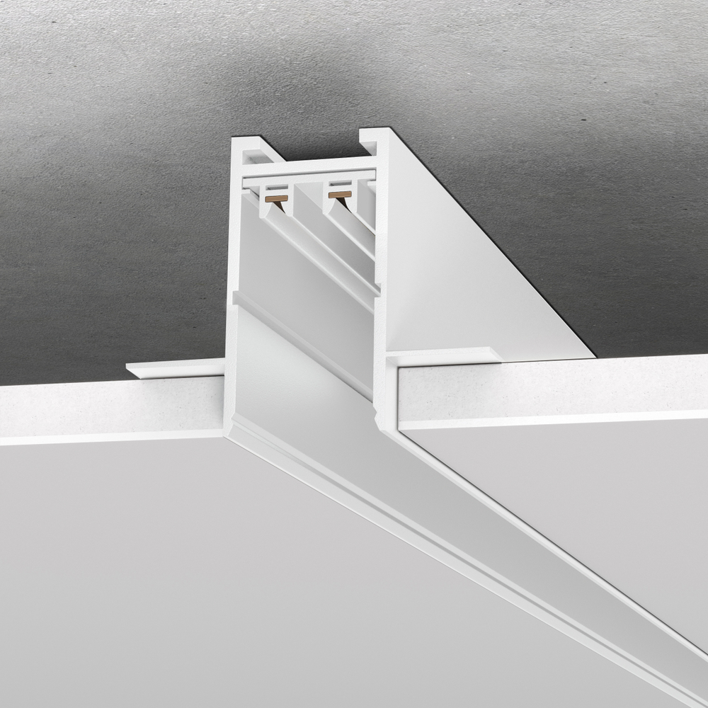 ST021.539.00H Шинопровод SKYLINE 220 встраиваемый ST-Luce Белый Длина 3 000мм SKYLINE 220