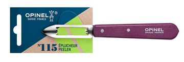 Нож для чистки овощей Opinel №115, деревянная рукоять, нержавеющая сталь, сливовый, блистер, 001929