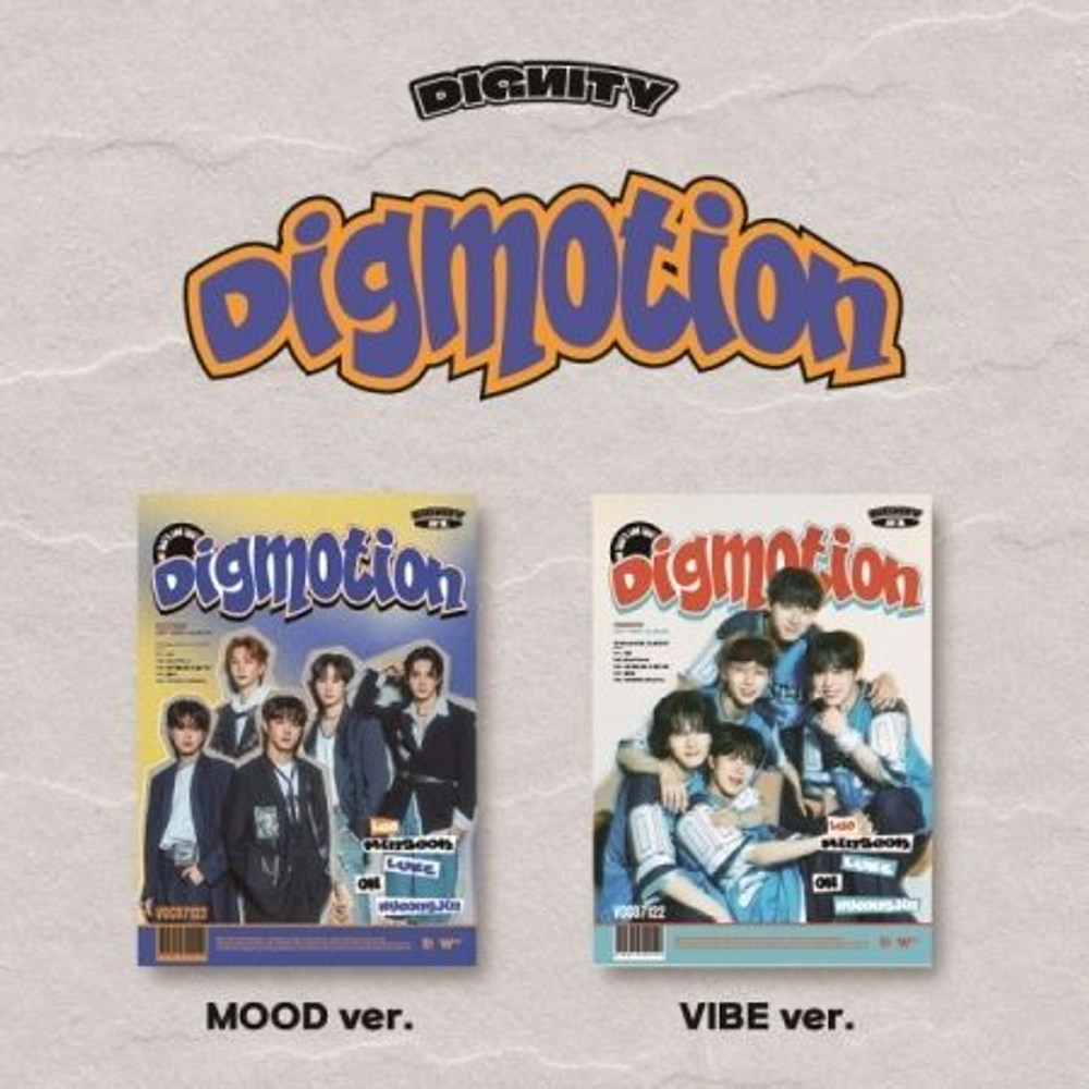 Альбом DIGNITY - DIGMOTION 1st Mini Album 2 Version SET
