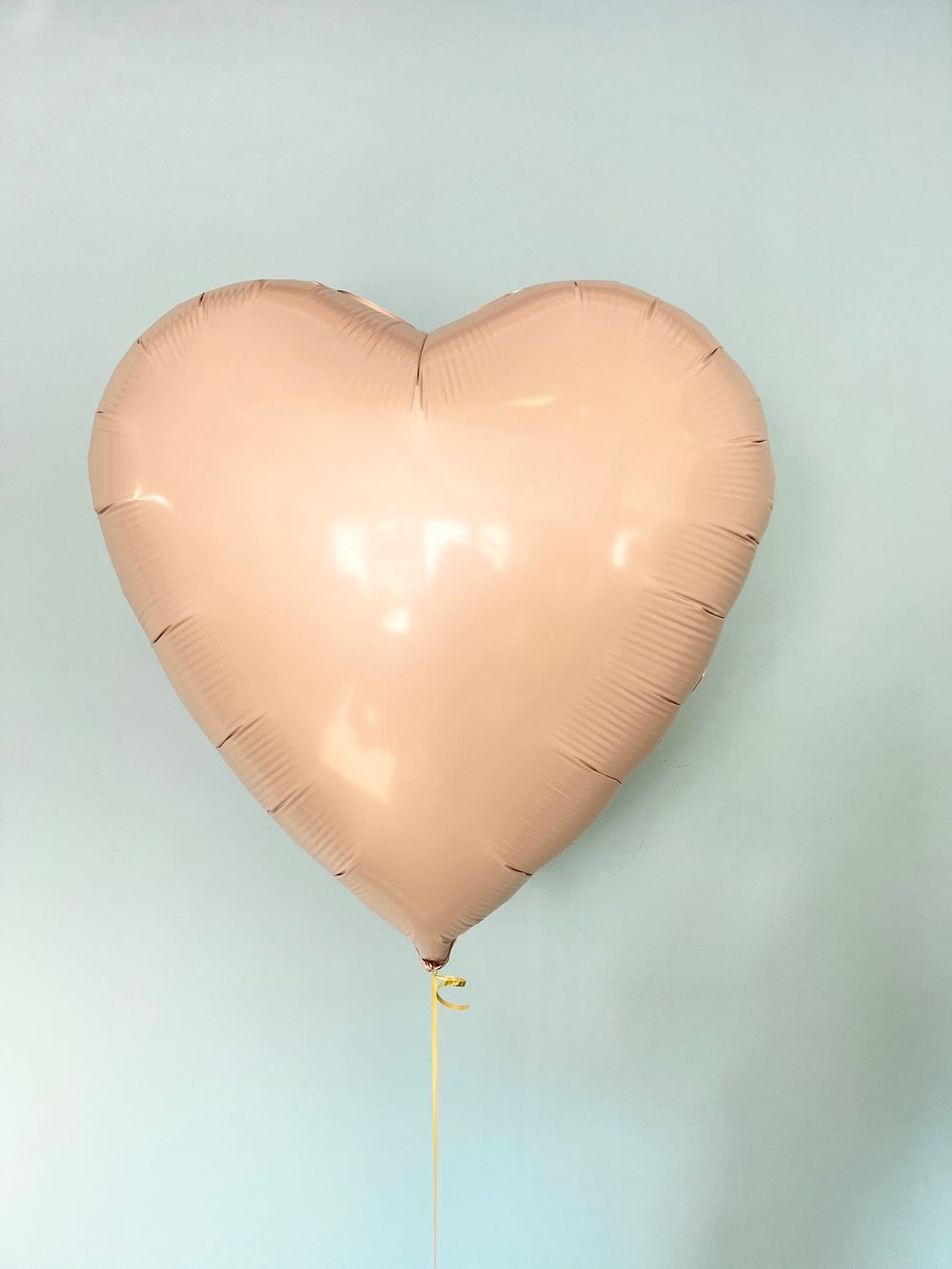 Ag Шар 30'' / 76 см сердце Мистик Крем (БГ-70)  Изображение2