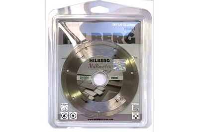 Диск алмазный отрезной 125*22,23 Hilberg Millimeter 1,0 mm HM01