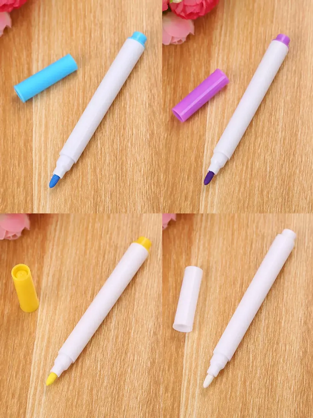 Маркеры цветные стираемые меловые набор