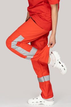 Брюки демисезонные женские Скорая помощь MedicLine SOFTSHELL красные