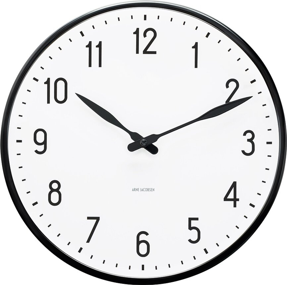 Настенные часы Rosendahl Station Arne Jacobsen, алюминий, 29 см