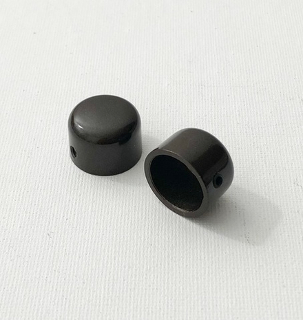 Наконечники "Заглушка" кованых карнизов для штор d16 мм, цвет шоколад