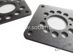 Фланцы крепежные для крепления керамических 9-штырьковых ламповых панелей ПЛК-9 на монтажном шасси / в корпусе купить