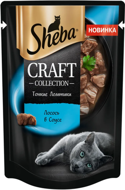 Sheba Craft ломтики Лосось в соусе 75г.*28шт.