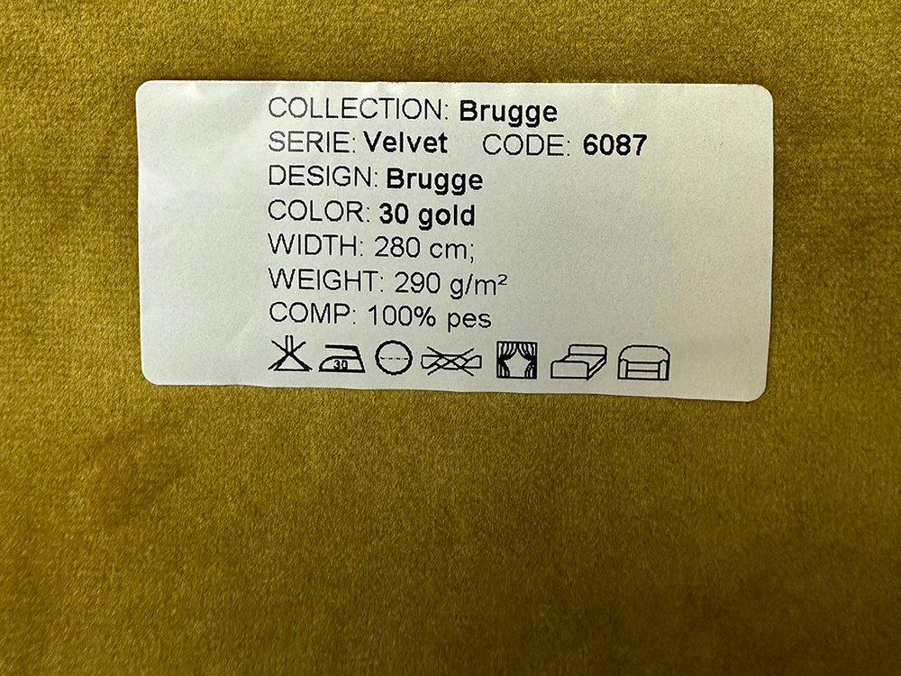 Бархат Brugge gold (Брюгге голд) 30