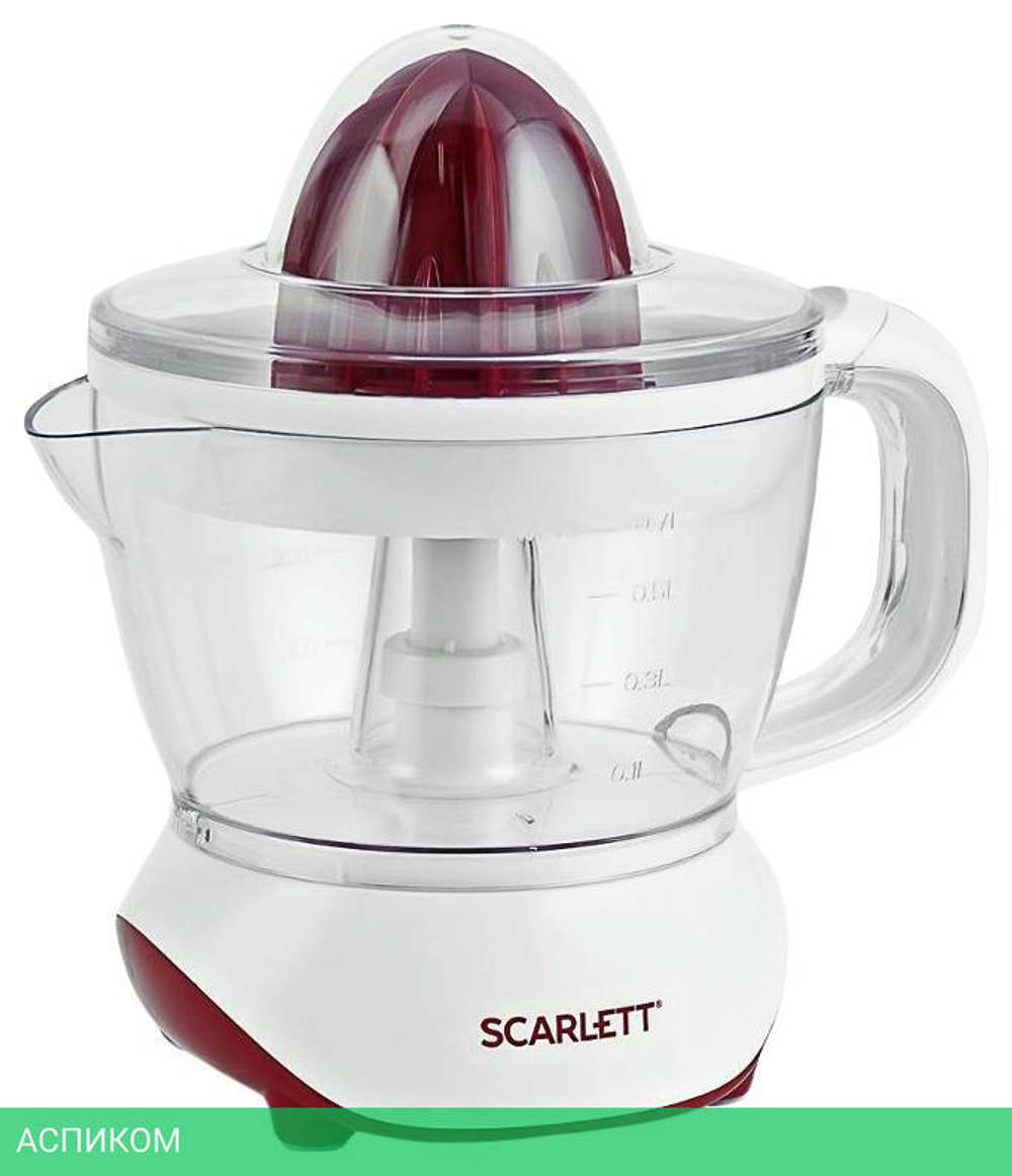Соковыжималка Scarlett SC-JE50C06 белый/красный