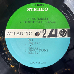 Винтажная виниловая пластинка LP Rufus Harley A Tribute To Courage (USA 2010)