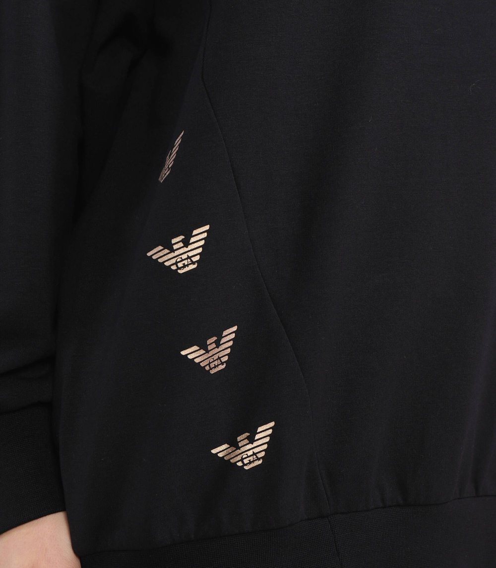 Худи EA7 - черный(3RTM11 TJEAZ)