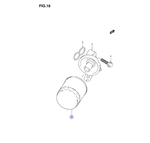 Фильтр масляный Suzuki DF150-DF250 (16510-93J00-000)