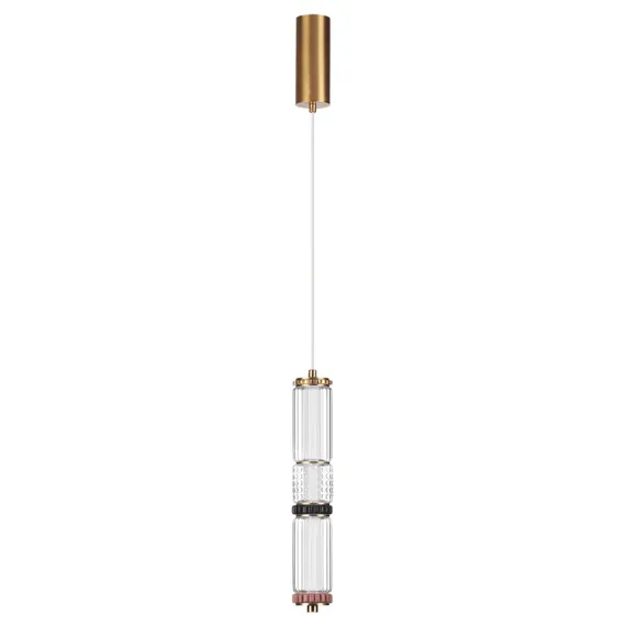 5455/12L L-VISION ODL_EX26 043 сатин.латунь/терракот/черный Подвес LED 12W 4000K COLLIER