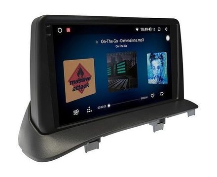 Магнитола для Mitsubishi Delica 4 1994-2007 (взамен верхнего бардачка) - Vaycar VA47-0901-2K на Android 13, 8-ядер, 2K QLED, ТОП процессор, CarPlay, 4G SIM-слот