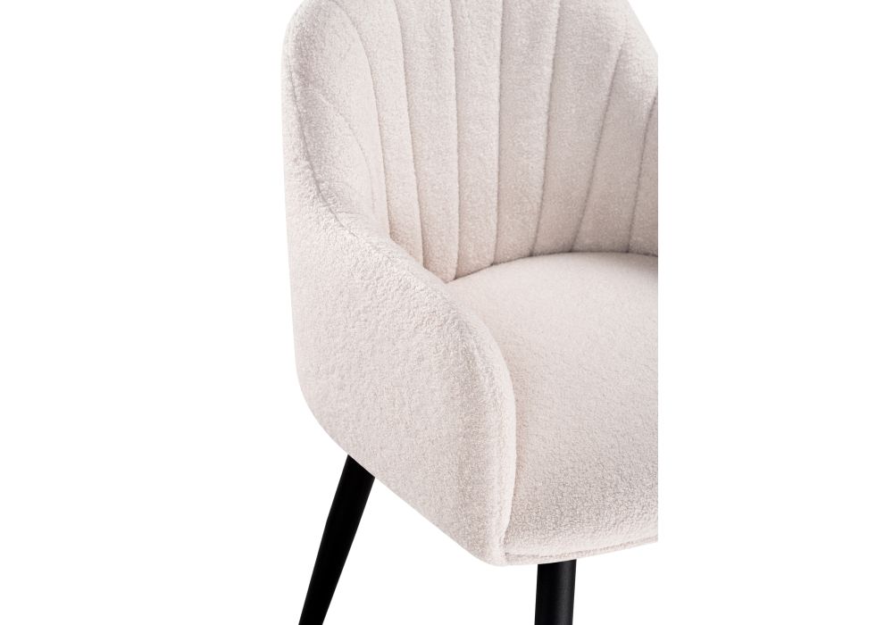 Стул на металлокаркасе Халли lamb 19 / черный