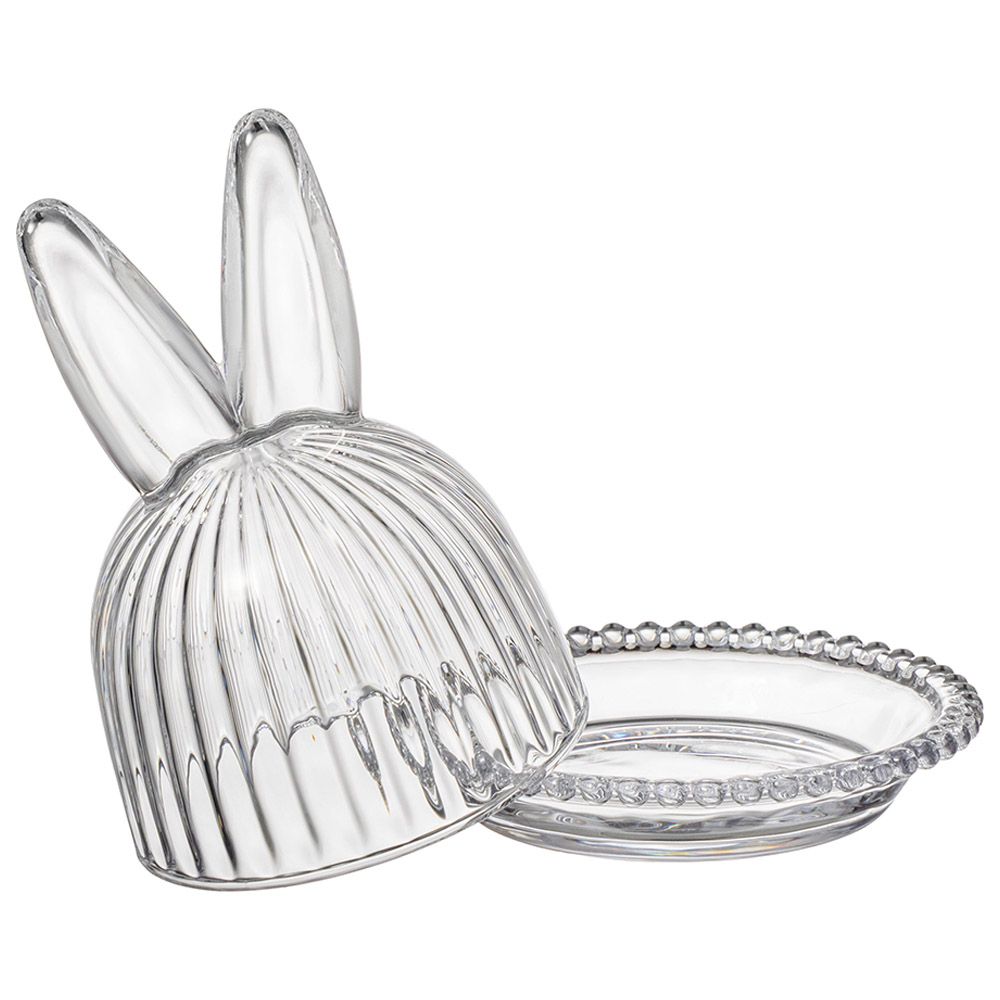 БЛЮДО СЕРВИРОВОЧНОЕ С КРЫШКОЙ "RABBIT FAMILY" 14*14*16 СМ