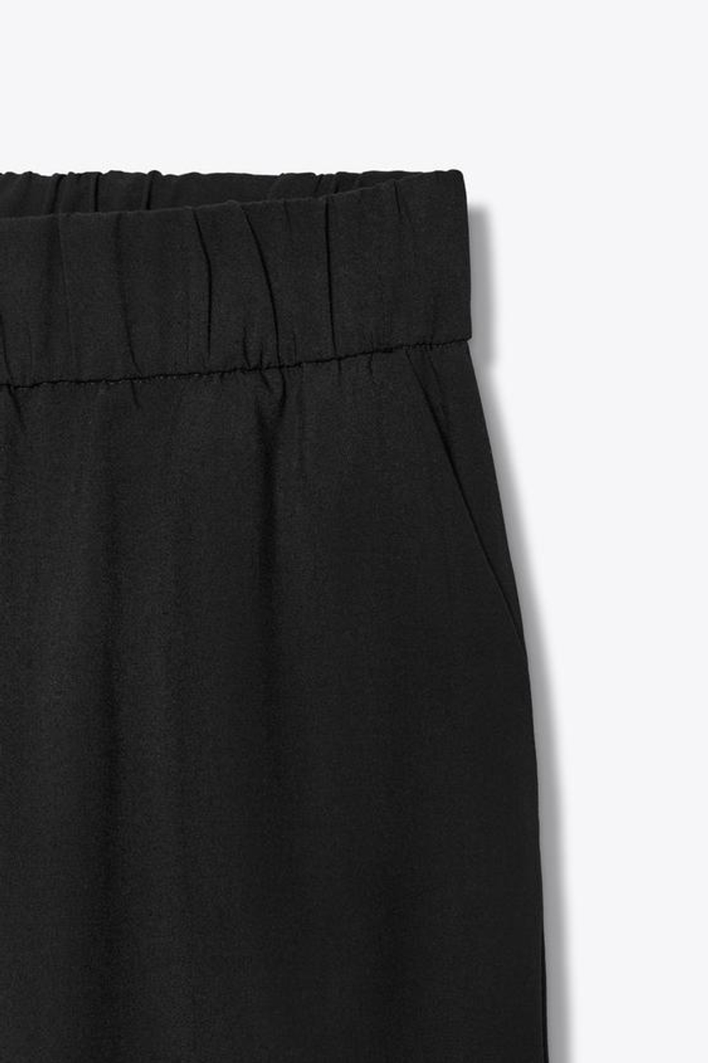 ZARА ДЛИННЫЕ ШОРТЫ-БЕРМУДЫ, ЧЕРНЫЙ